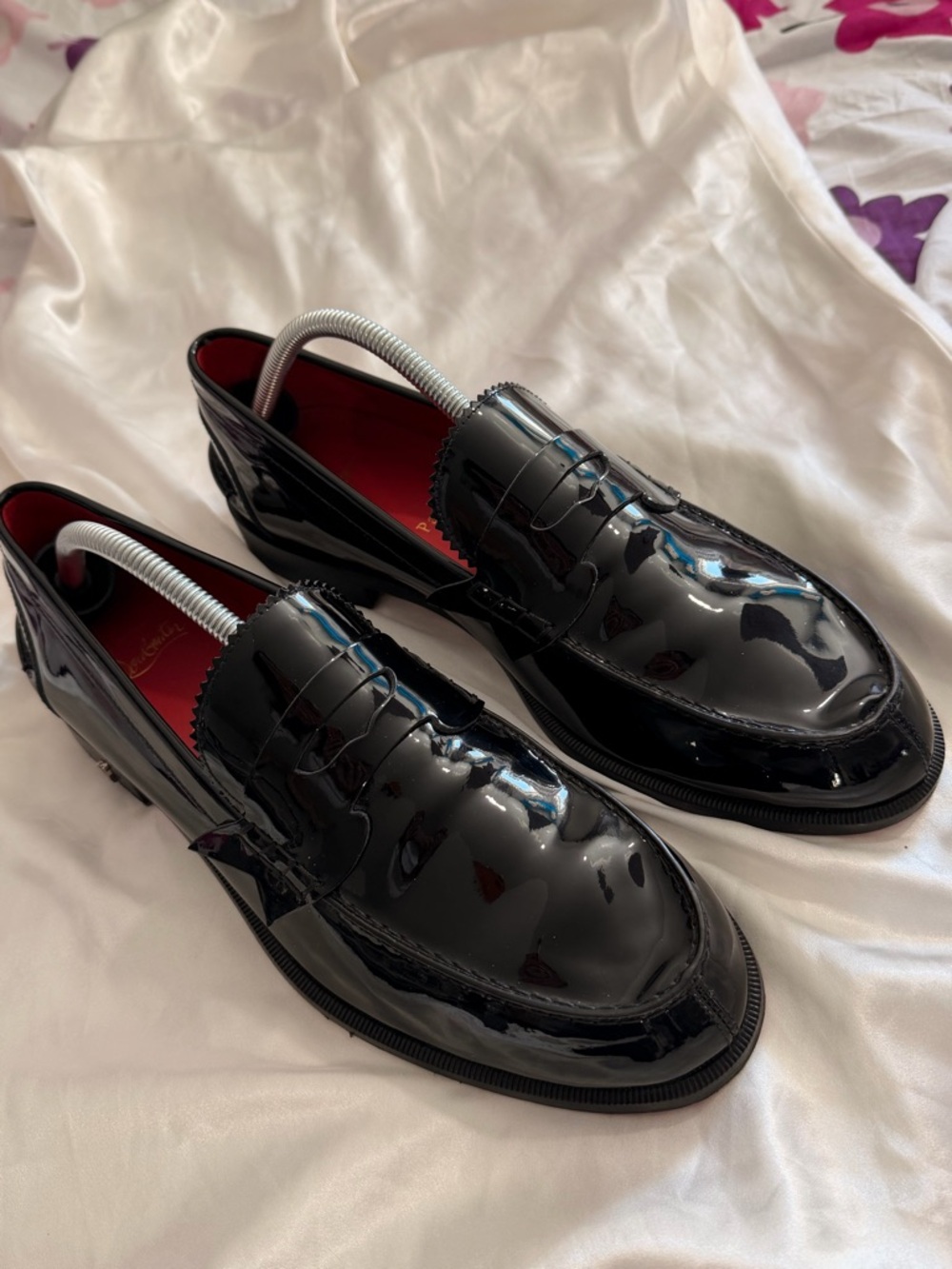 Christian Louboutin
Christian Louboutin Embellished Plaque Round-Toe Loafers